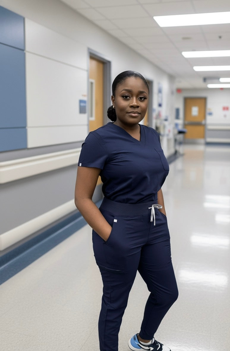 Navy Blue Scrub - Snatch Eleven