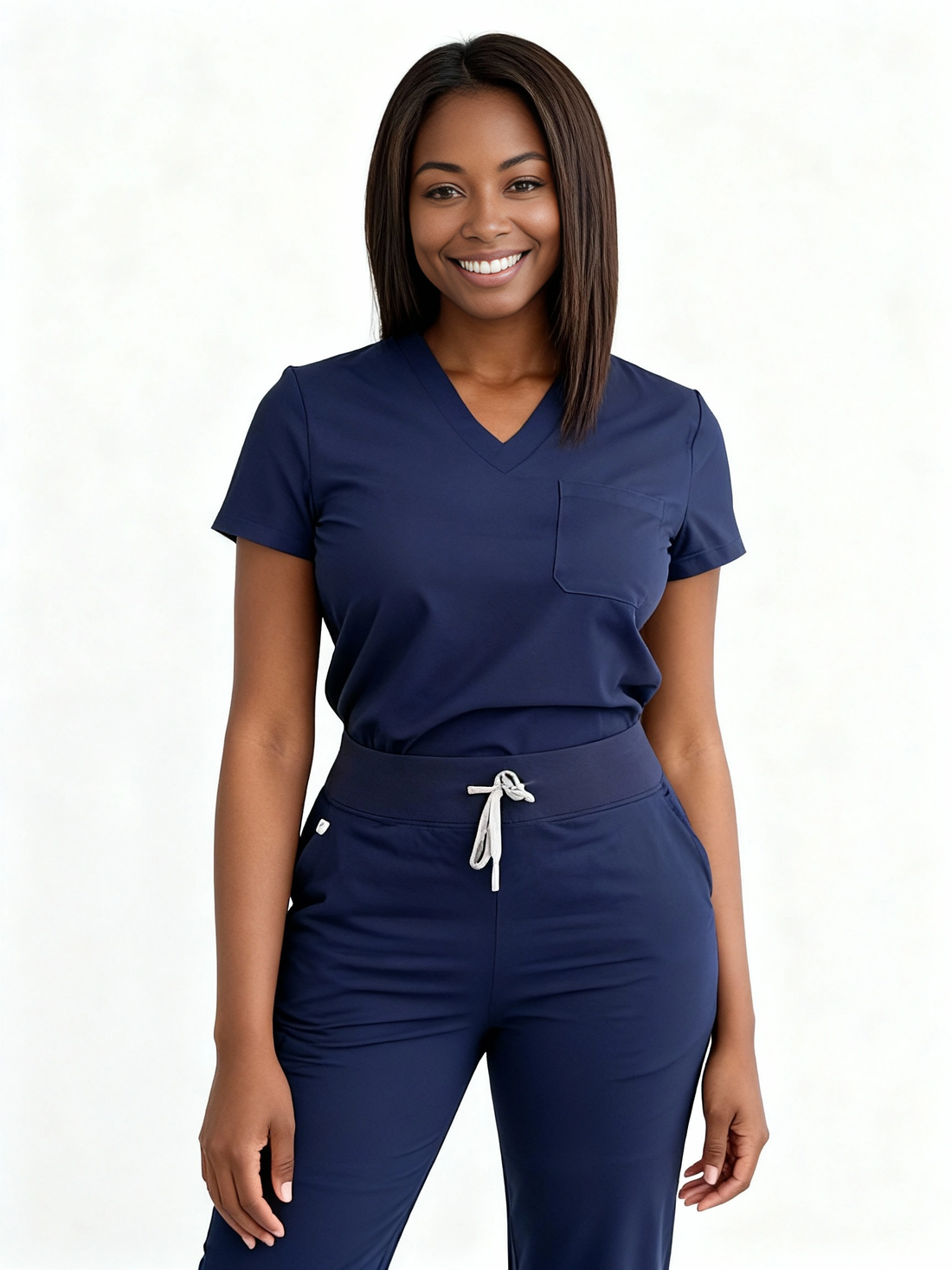 Navy blue scrub