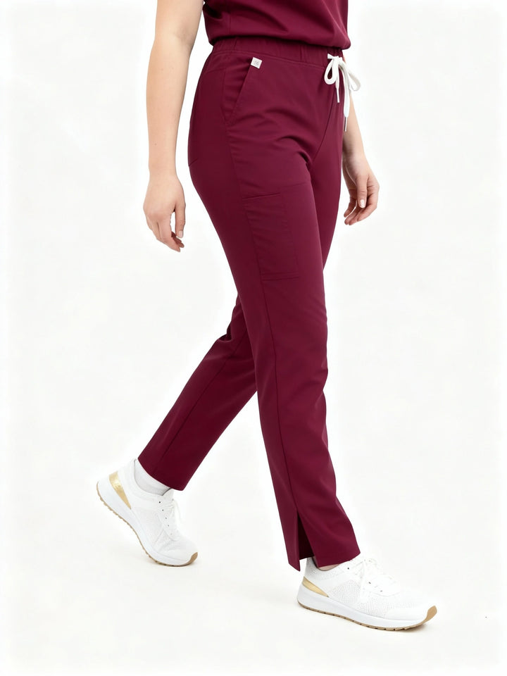 Snatch Eleven Wine Scrub Starightcut Pant 